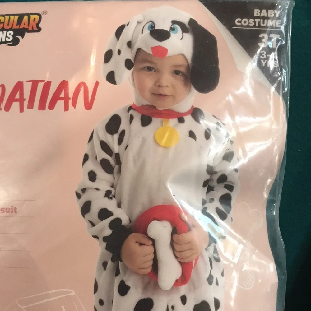 Spooktacular Creations Child's Black And White Dalmatian Halloween Costume. NWT.